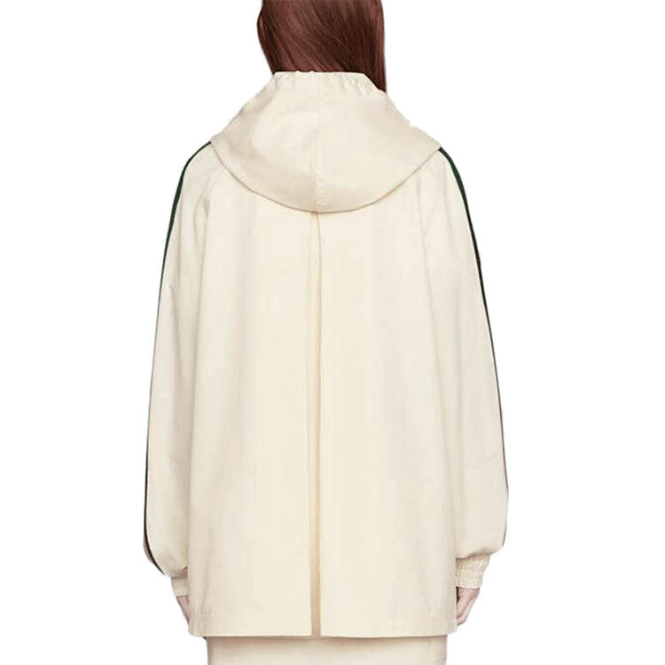 Gucci Cotton Jacket Hooded Blazer For 'White' 605613-XJCBV-9381