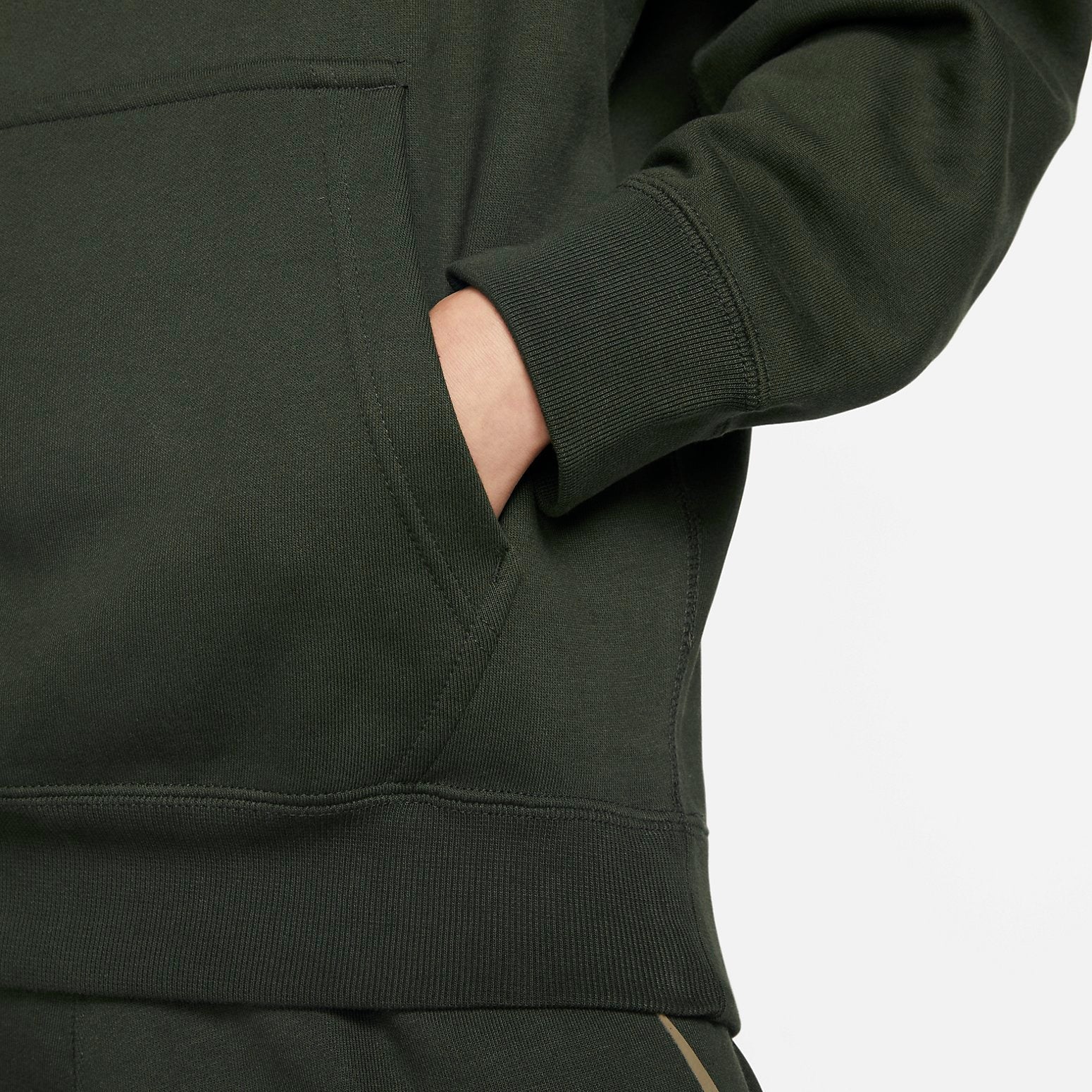 Nike x Billie Eilish Fleece Hoodie 'Sequoia Mushroom' DQ7750-355