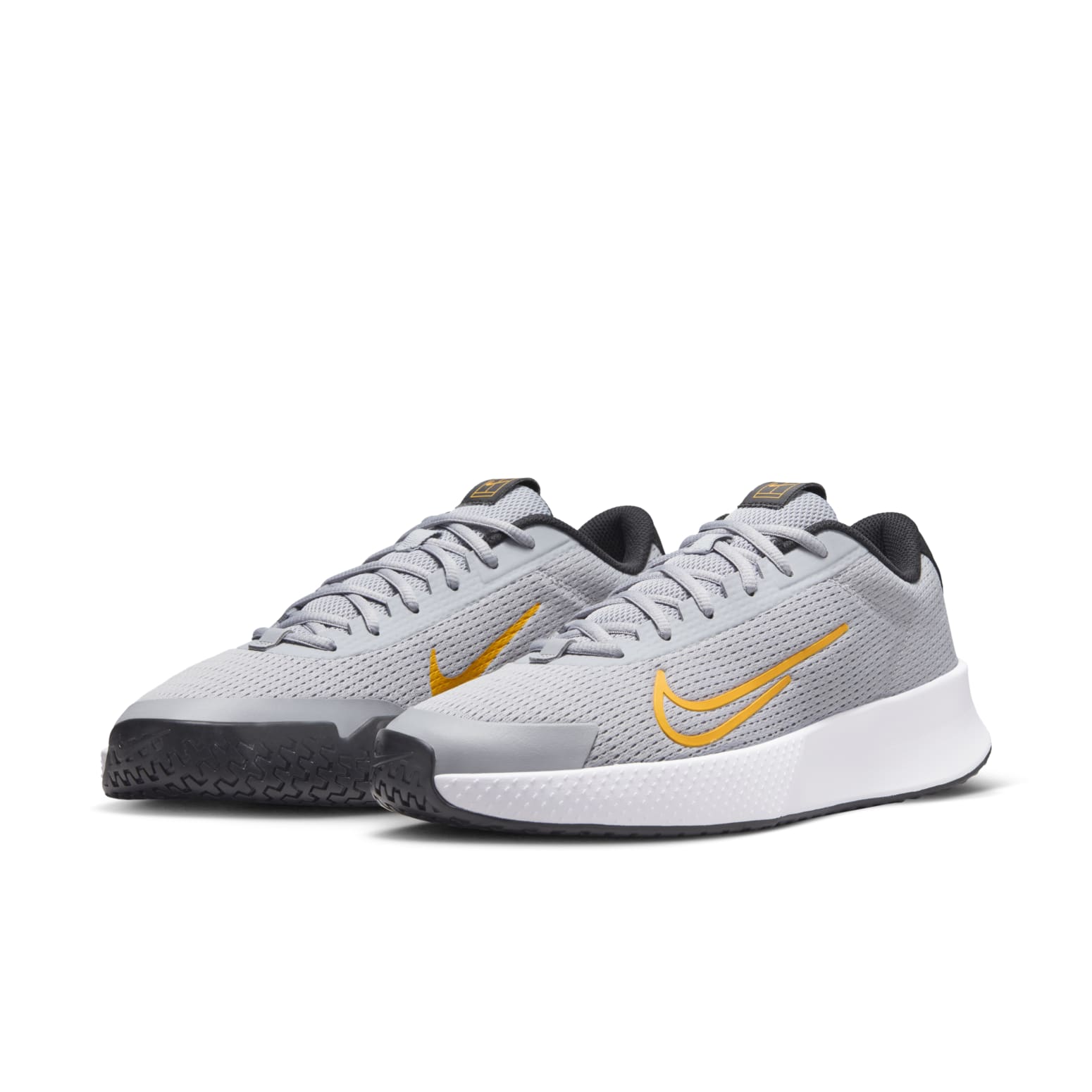 NikeCourt Vapor Lite 2 HC 'Wolf Grey Black Laser Orange' DV2018-005