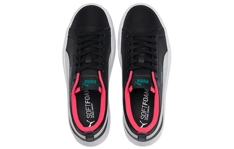 (WMNS) PUMA Smash Platform SoftFoam 'Black And White' 366487-16