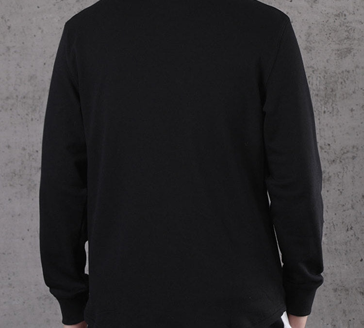 PUMA Logo Round Neck Pullover Black 582676-01
