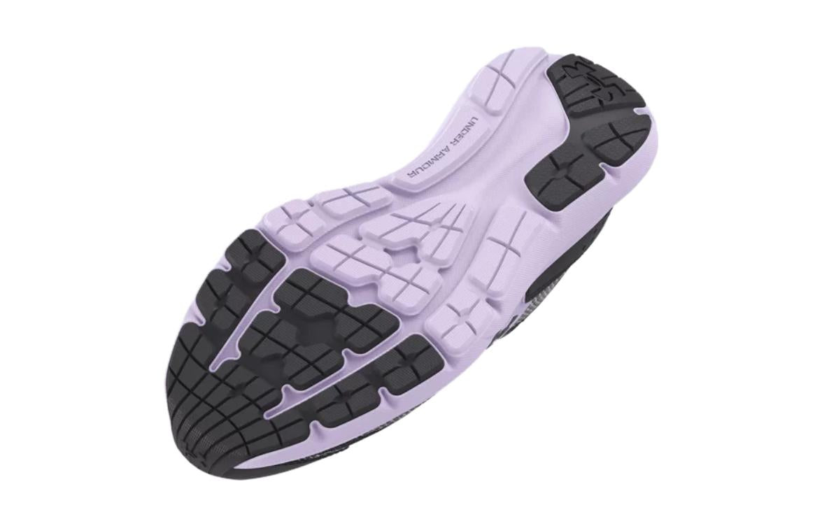 (GS) Under Armour Surge 3 Slip 'Jet Grey Nebula Purple' 3026531-102