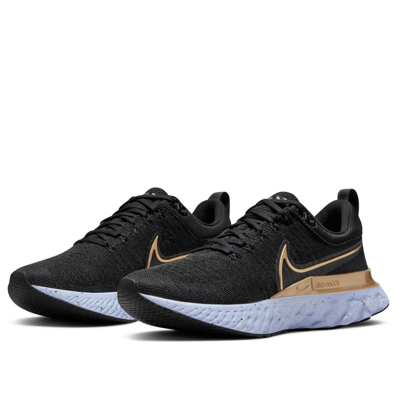 (WMNS) Nike React Infinity Run Flyknit 2 'Black Metallic Gold' CT2423-009