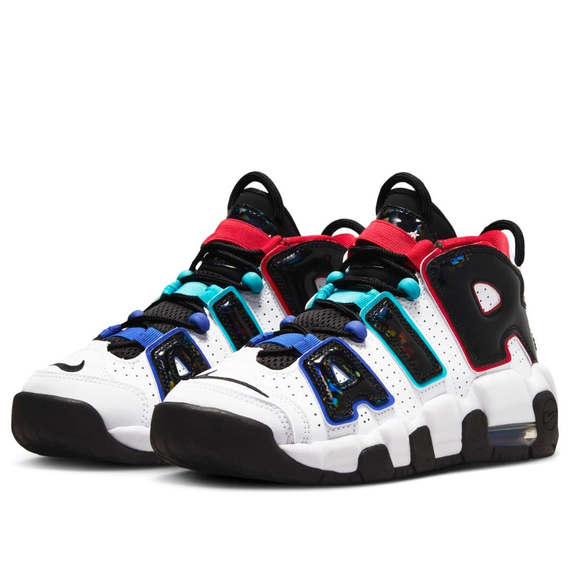 (GS) Nike Air More Uptempo CL 'White Black Royal Red' FV0838-100