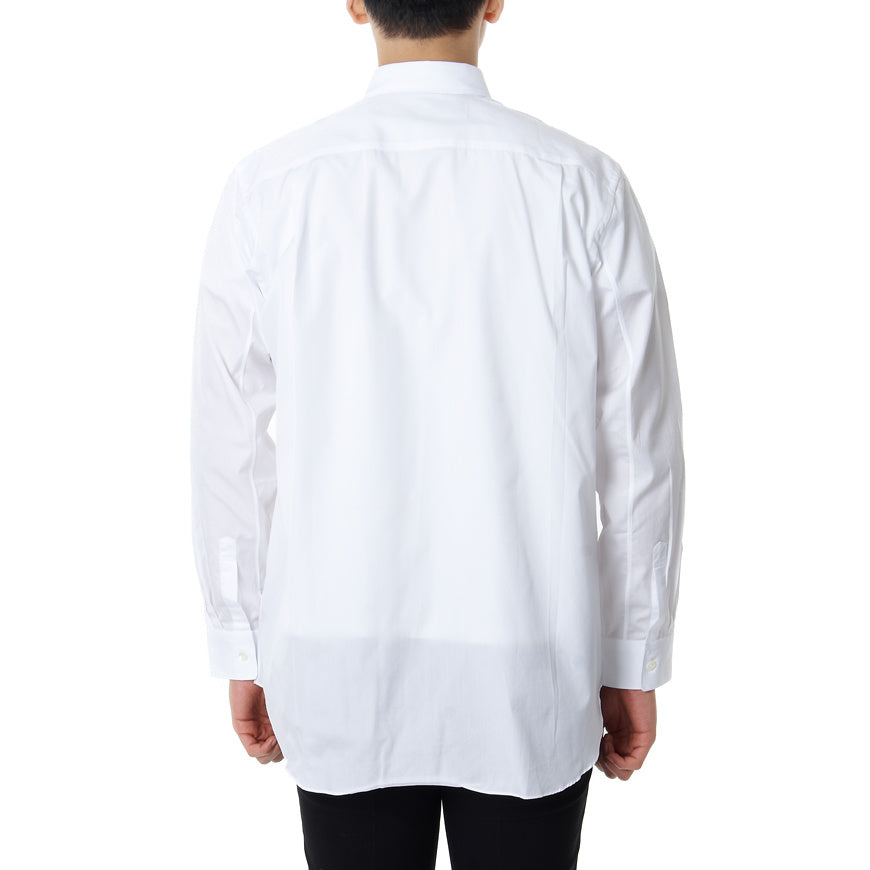 COMME des GARCONS PLAY Red Emblem Button Down 'White' AZ-B002-051-2