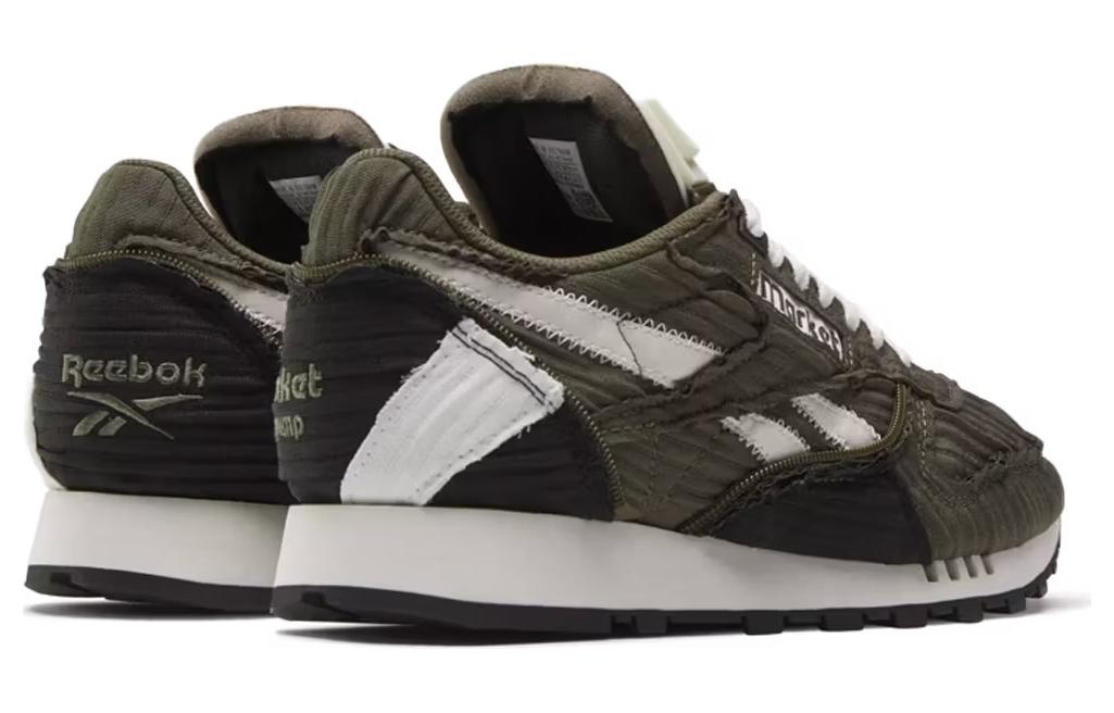 Reebok Market X Classic Leather Pump 'Army Green' 100069830