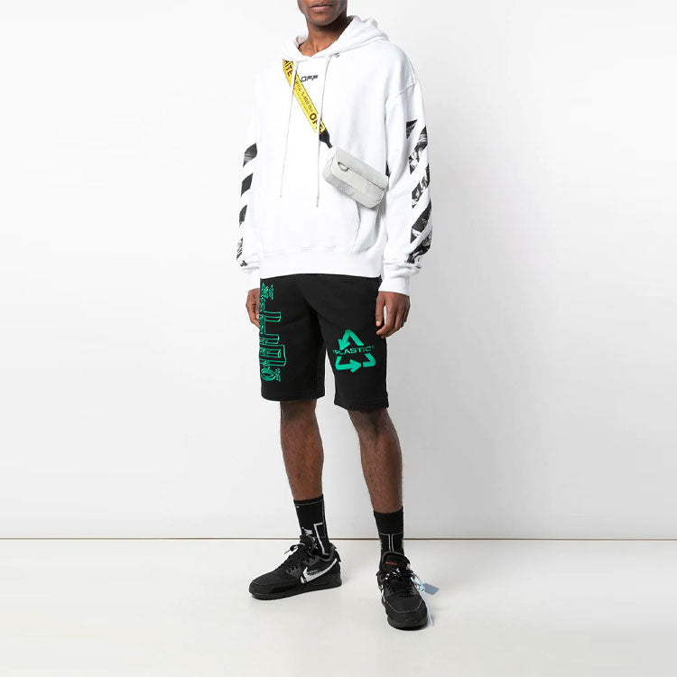 Off-White Alphabet Back Arrow Shorts Black OMCI006S20E300131044