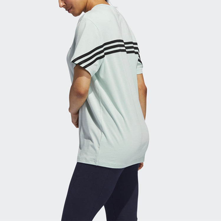 (WMNS) adidas Training Athleisure Casual Sports Breathable Short Sleeve Green GH3801