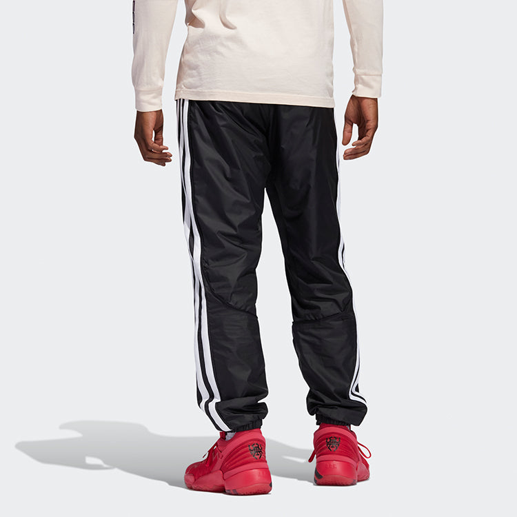 adidas Nxt Lvl St Side Rough Striped Basketball Trousers Men Black FT3294