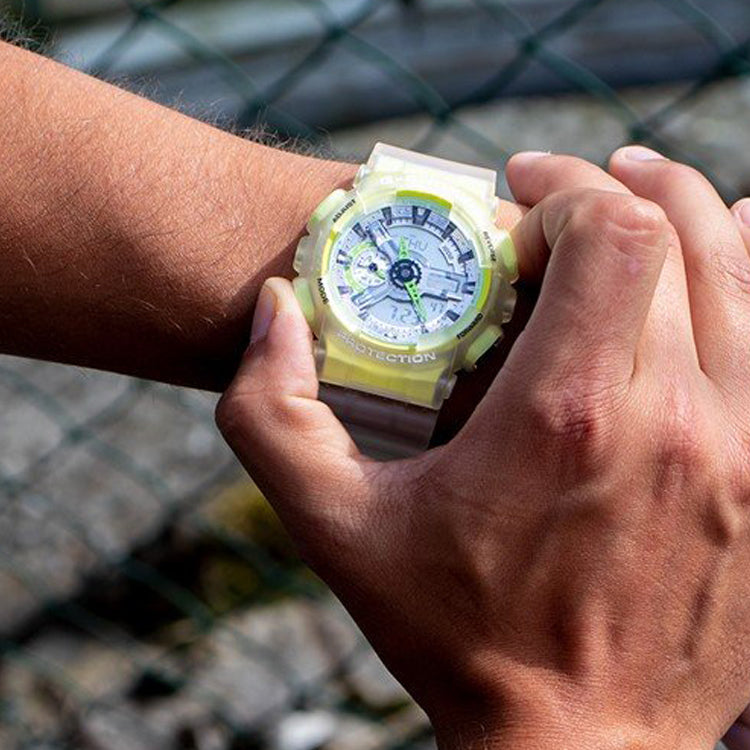 CASIO G-Shock Analog-Digital 'White' GA-110LS-7A