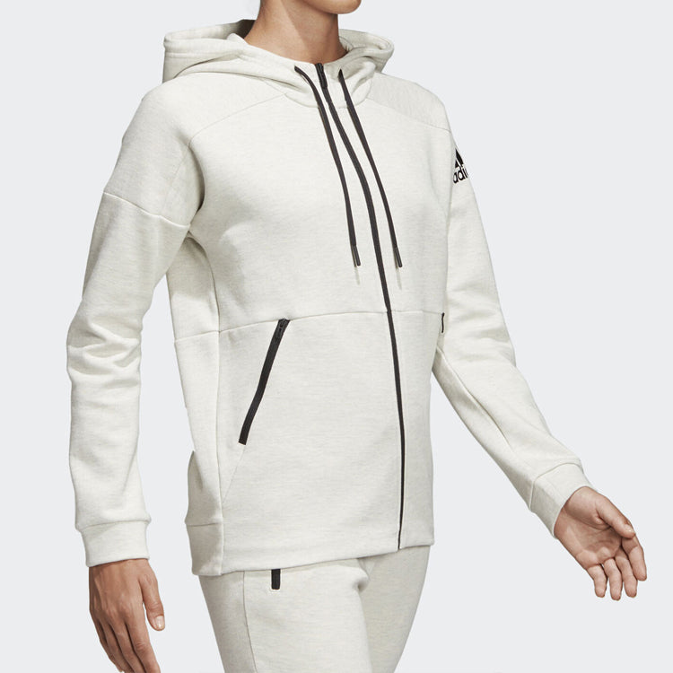 (WMNS) adidas Id Stadium Hd Sports Drawstring Hooded Jacket White DT9349