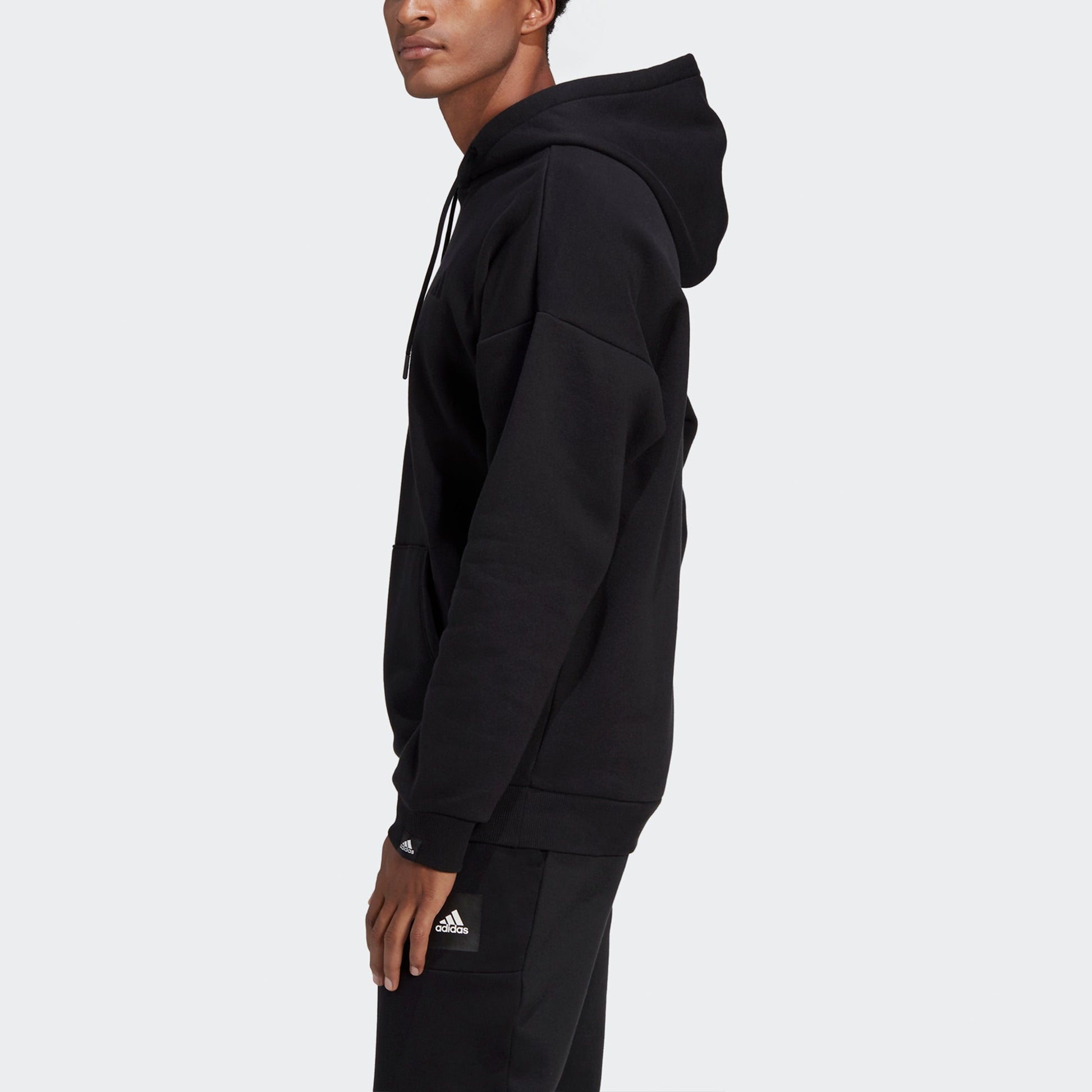 adidas M Urban Whd Bst Athleisure Casual Sports Loose Fleece Lined Black GK4786