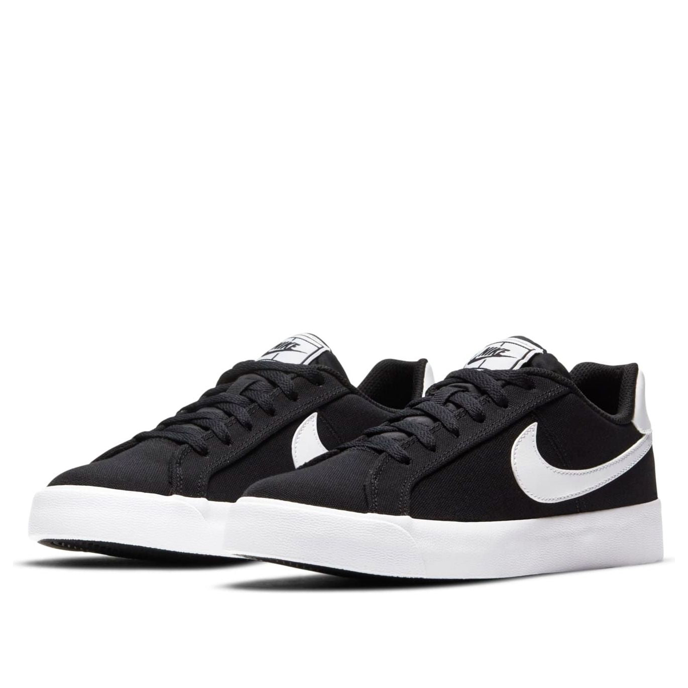 (WMNS) Nike Court Royale AC Canvas 'Black White' CD5405-001