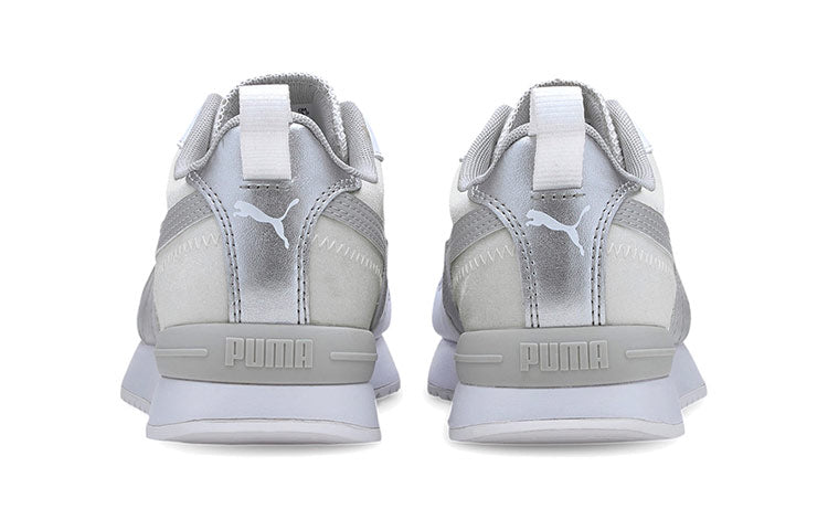 (WMNS) PUMA R78 Metallic Grey/White 374739-02