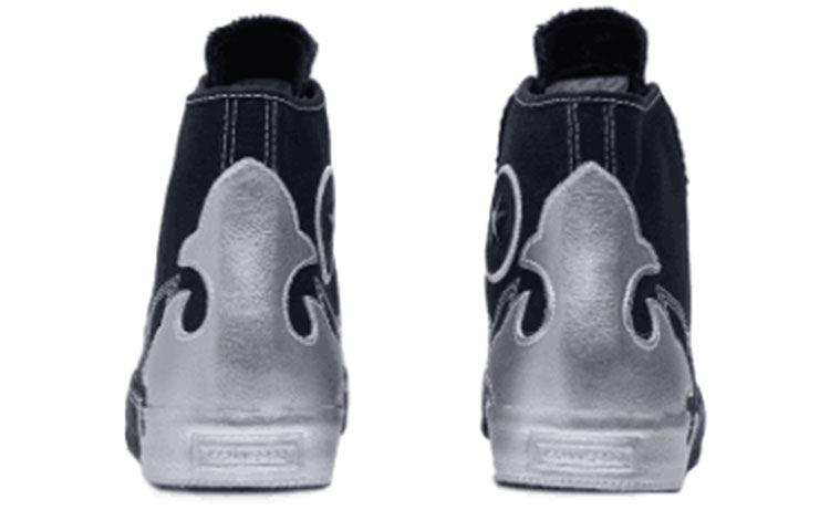 (WMNS) Converse Chuck Taylor All Star Sasha High Top Black Silver 'Blue White' 565002C