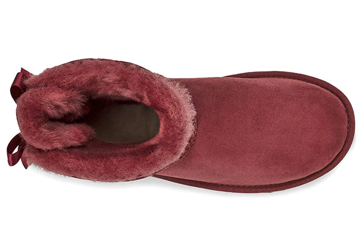 (WMNS) UGG Bailey Bow II Snow Boots Red 1016225-TSRD