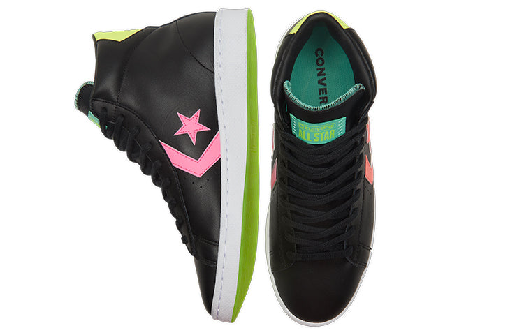 Converse Pro Leather High 'Hi-Vis Collection - Black Multi Neon' 169651C