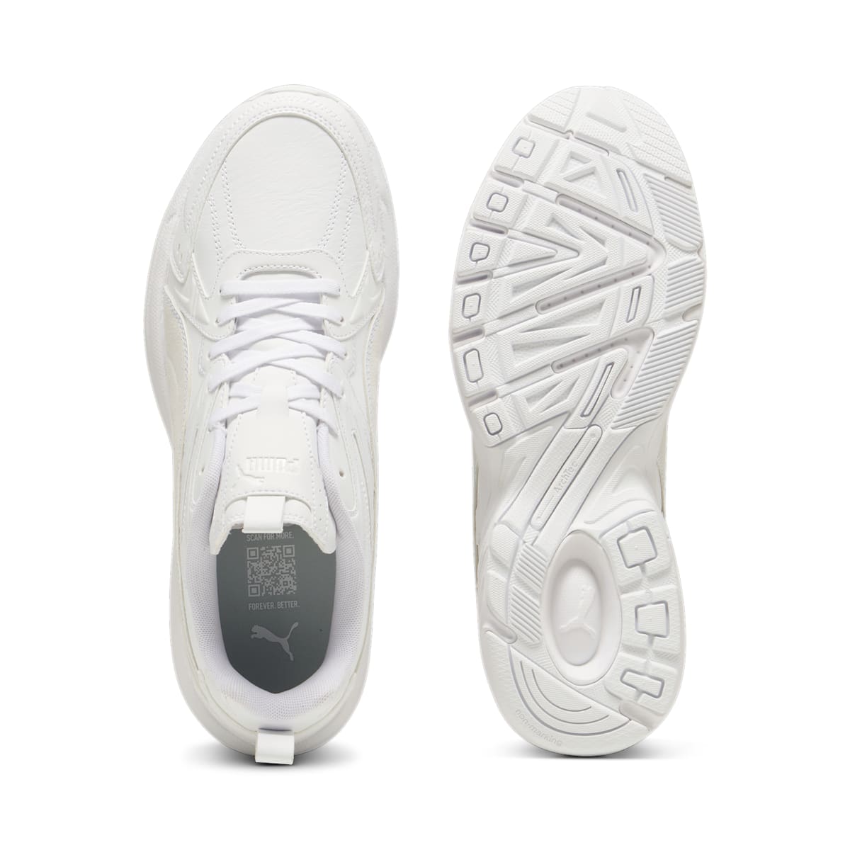 PUMA Milenio Tech Leather 'White Feather Grey' 397825-01