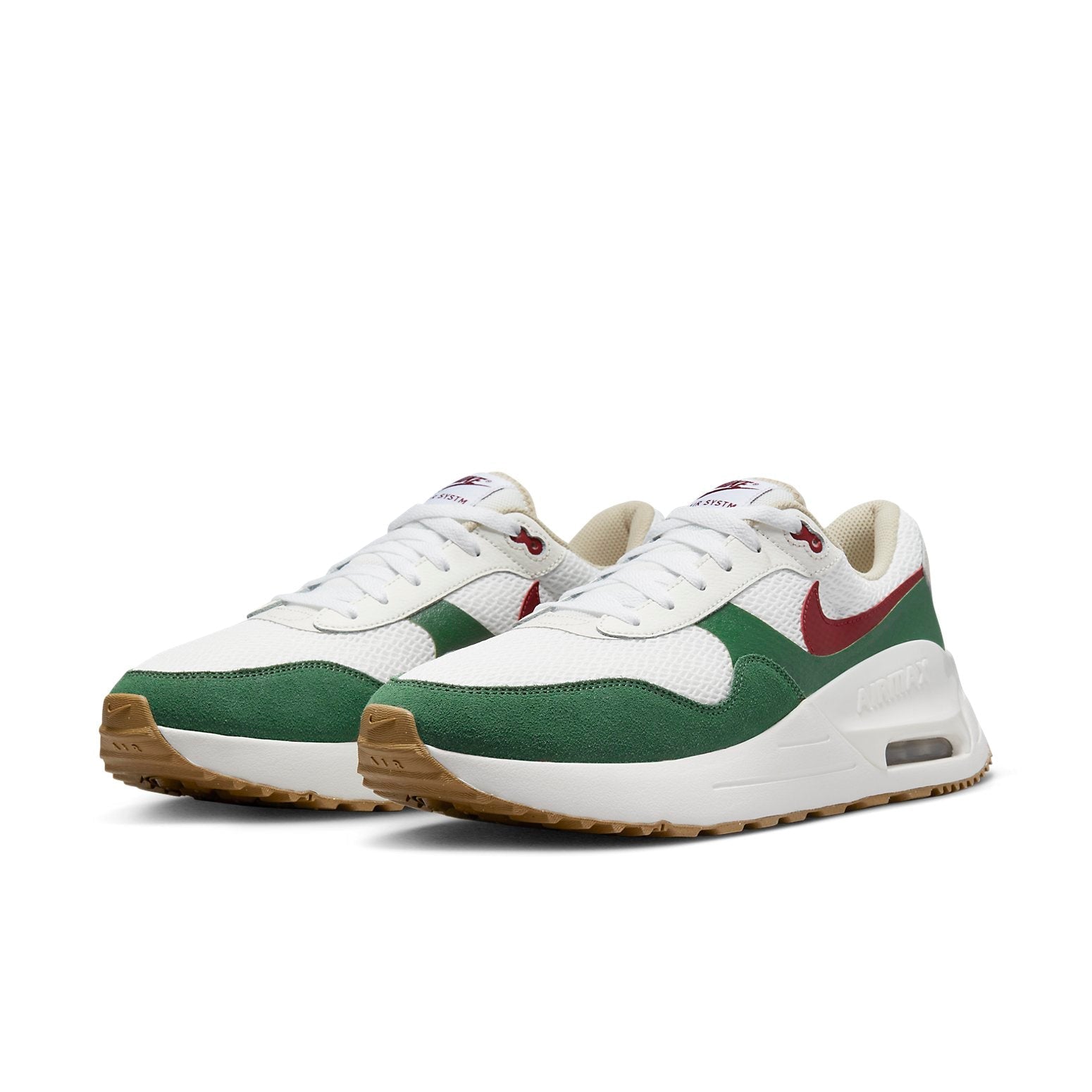 Nike Air Max SYSTM 'Gorge Green Team Red' FB7159-161
