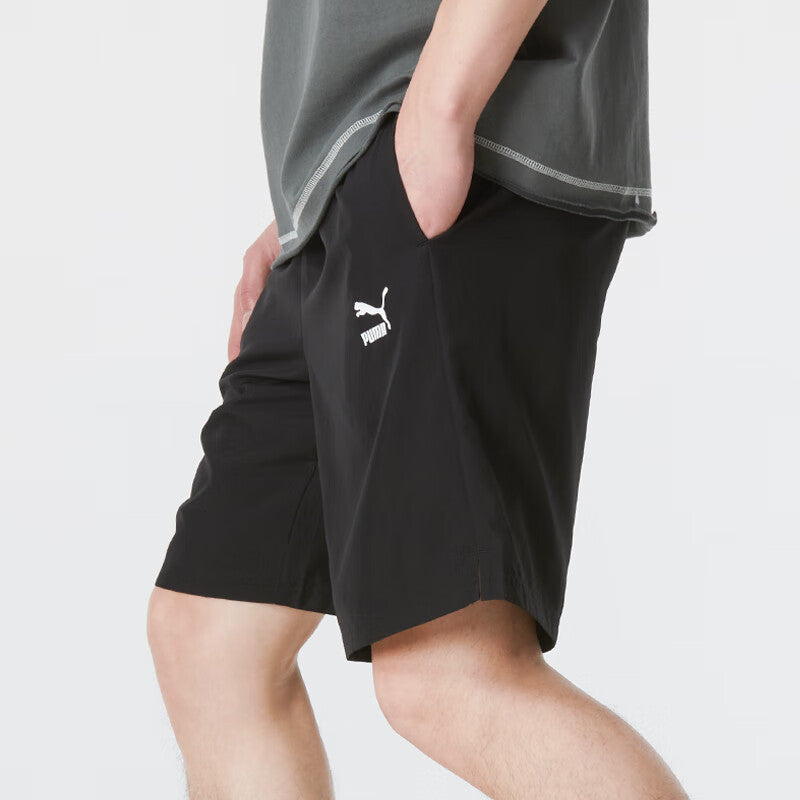 PUMA Logo Casual Shorts 'Black' 682348-01