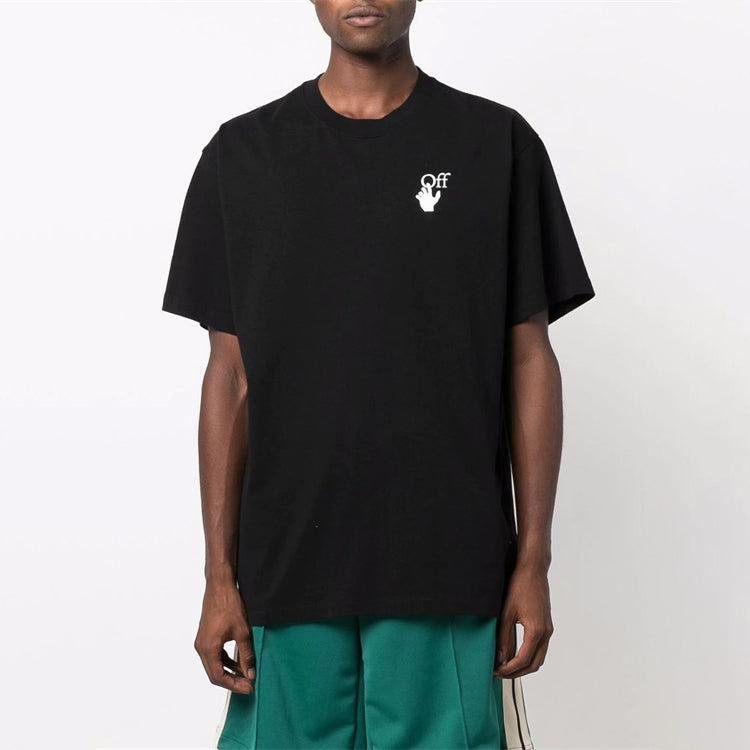Off-White Degrade Arrow Over Tee 'Black/Multicolor' OMAA038F21JER0021084