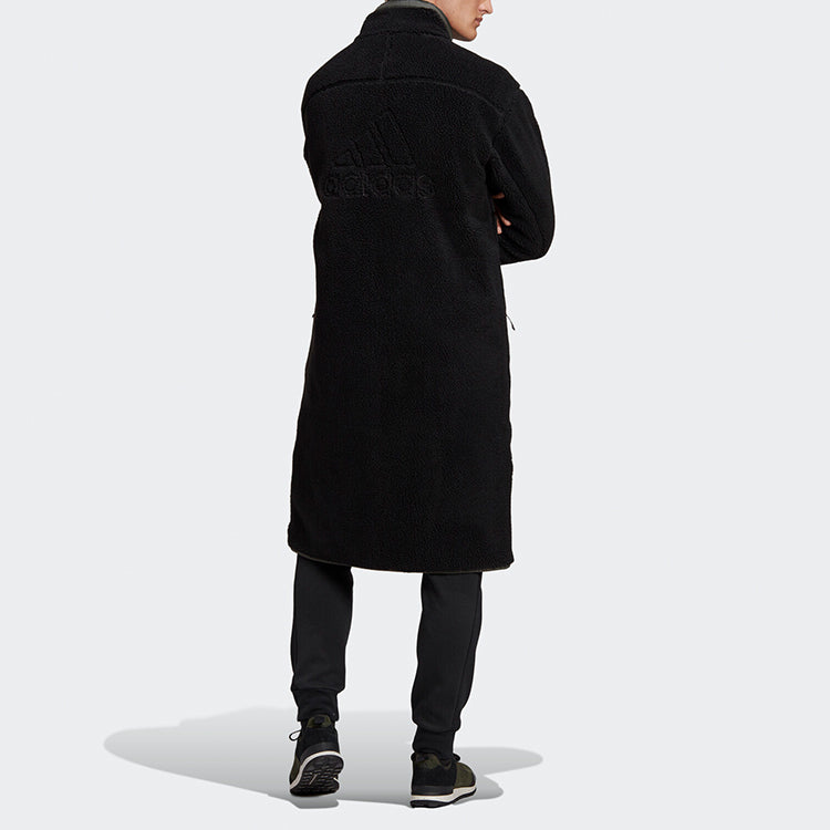 adidas Stay Warm Reversible mid-length Stand Collar Jacket Black GP5513