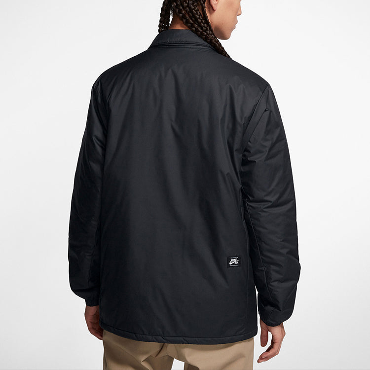Nike SB Casual Sports Skateboard Stay Warm Jacket Black CD8810-010