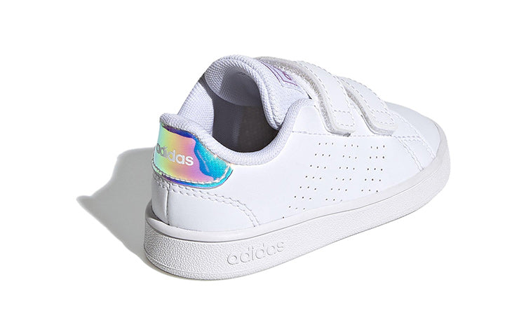 (TD) adidas Advantage 'White Silver Metallic' FY4626