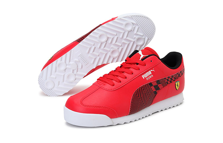 (GS) PUMA Scuderia Ferrari Roma Running Shoes Red/Black/White 339973-05