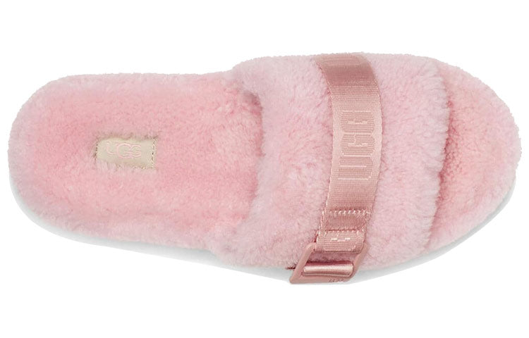 (WMNS) UGG Fluffita Thick Sole Pink Slippers 1113475-PCD
