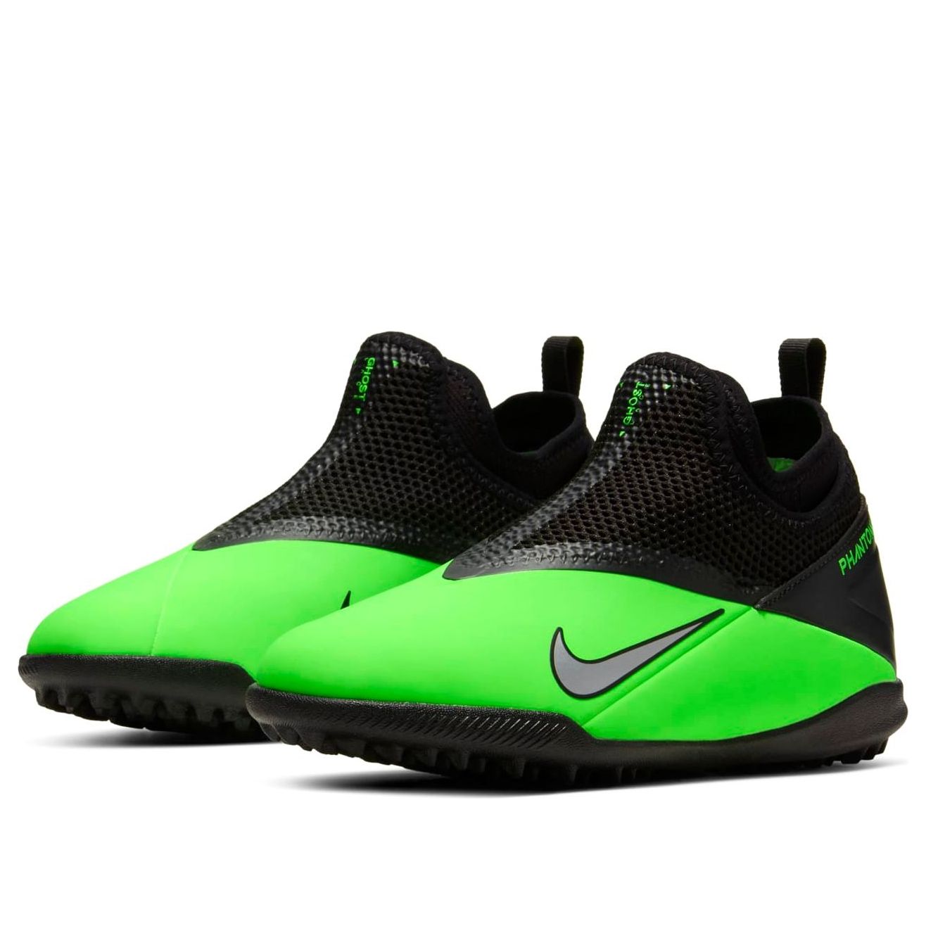 (GS) Nike Phantom Vision 2 Academy DF TF 'Green Strike Black' CD4078-306