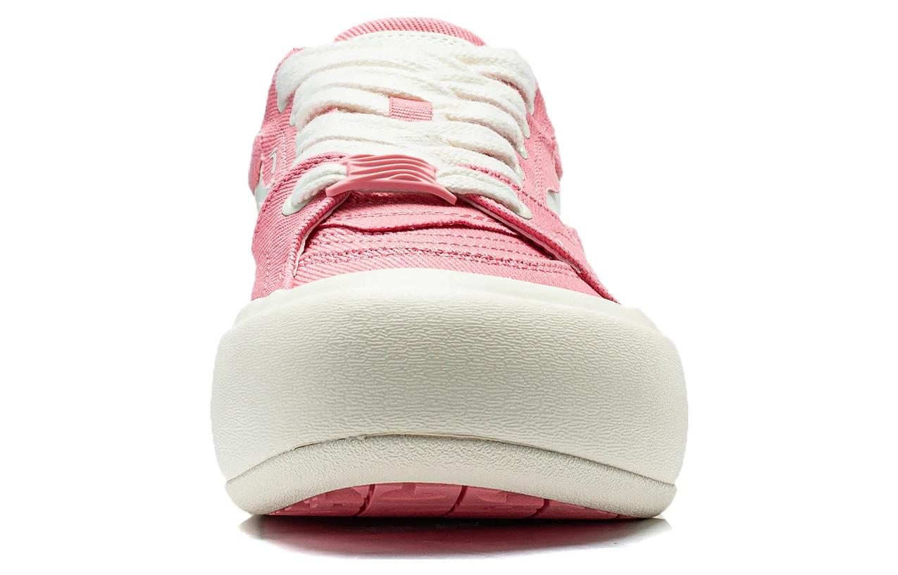 (WMNS) Li-Ning Platform Skate Shoes 'Pink White' AZGT026-9