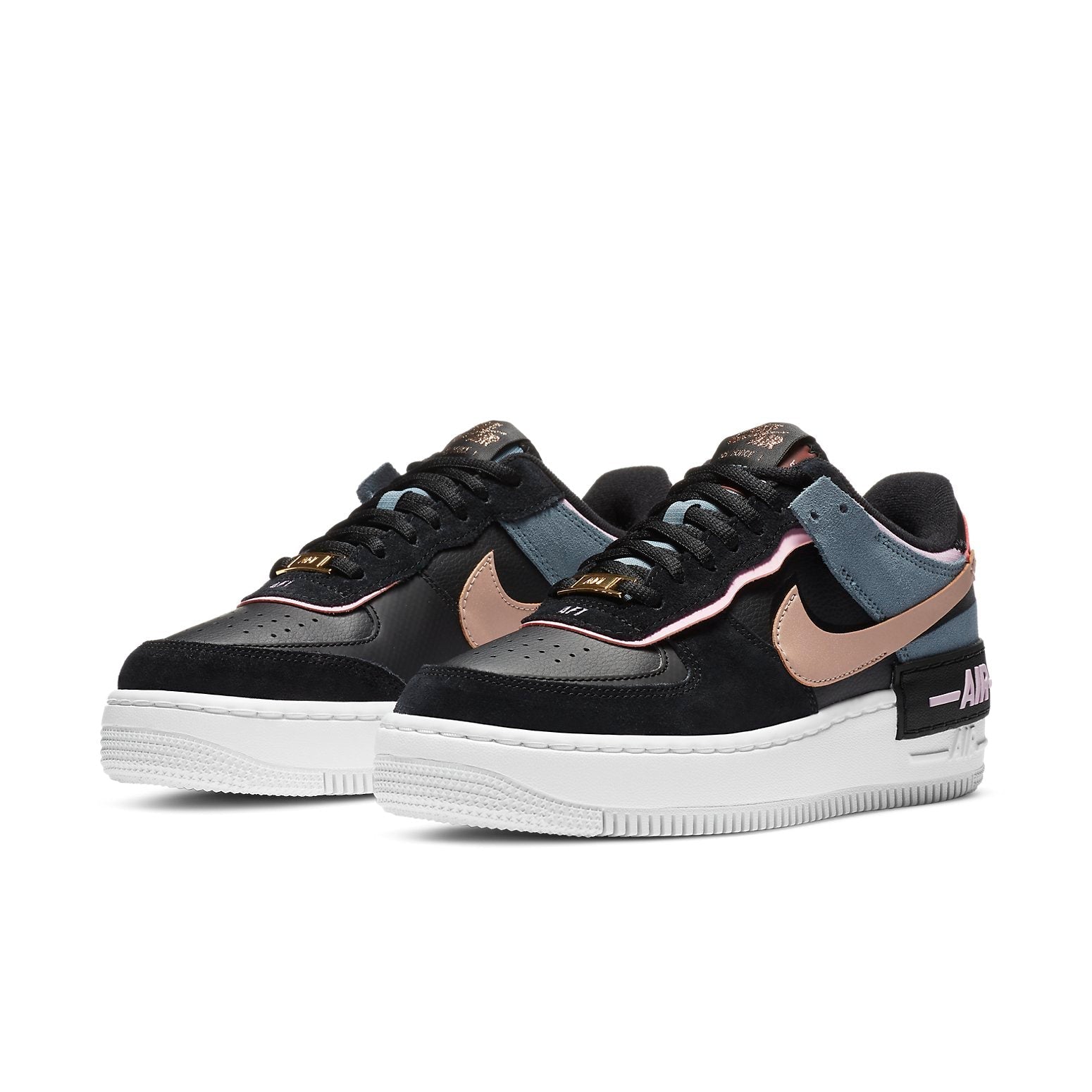 (WMNS) Nike Air Force 1 Shadow 'Black Light Arctic Pink' CU5315-001