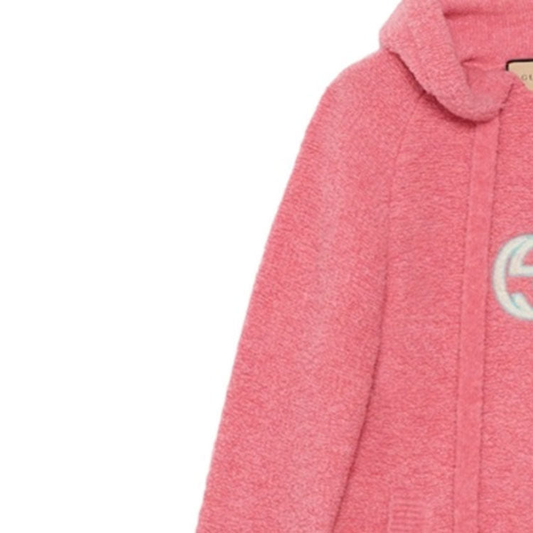 (WMNS) Gucci Interlocking G Boucl Hoodie 'Pink' 766086-XKDMG-5175