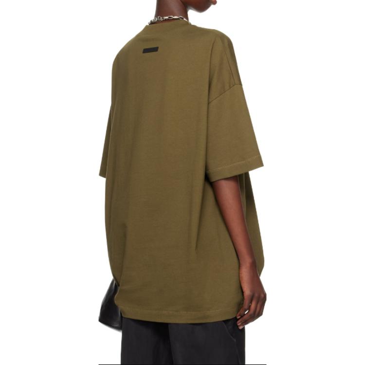 Fear of God Essentials Jersey Crewneck Tee 'Olive' 125BT244194F