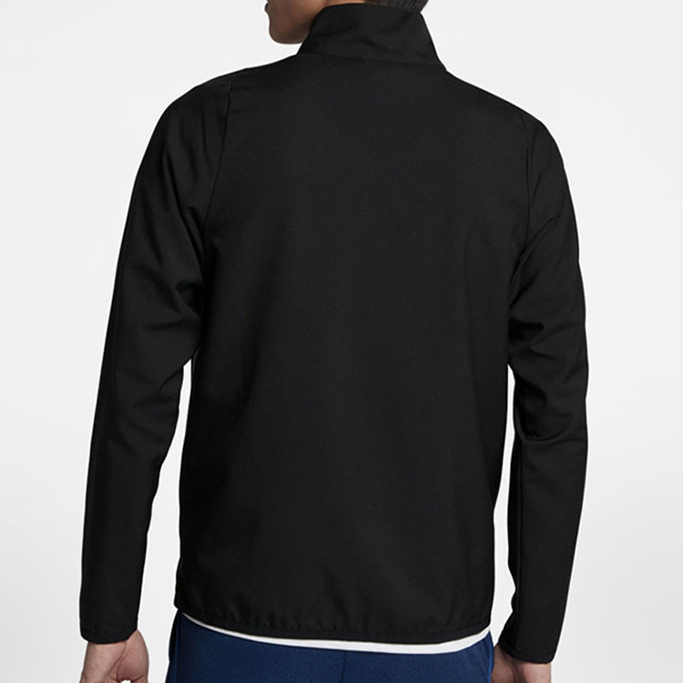 Nike Team Woven Stand Collar Training Jacket Black 928011-010