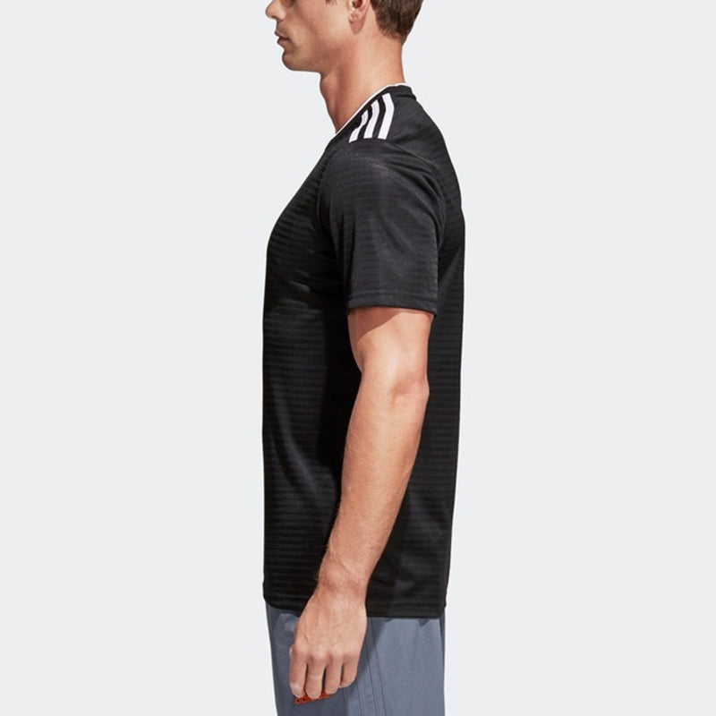 adidas MENS Condivo18 Jsy Football Crew-neck Short Sleeve Black CF0679
