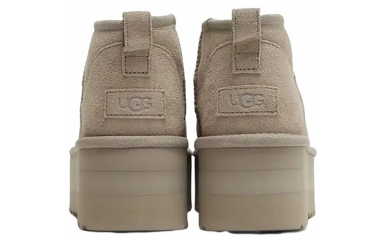 (WMNS) UGG Classic Ultra Mini Platform 'Goat' 1135092-GOA