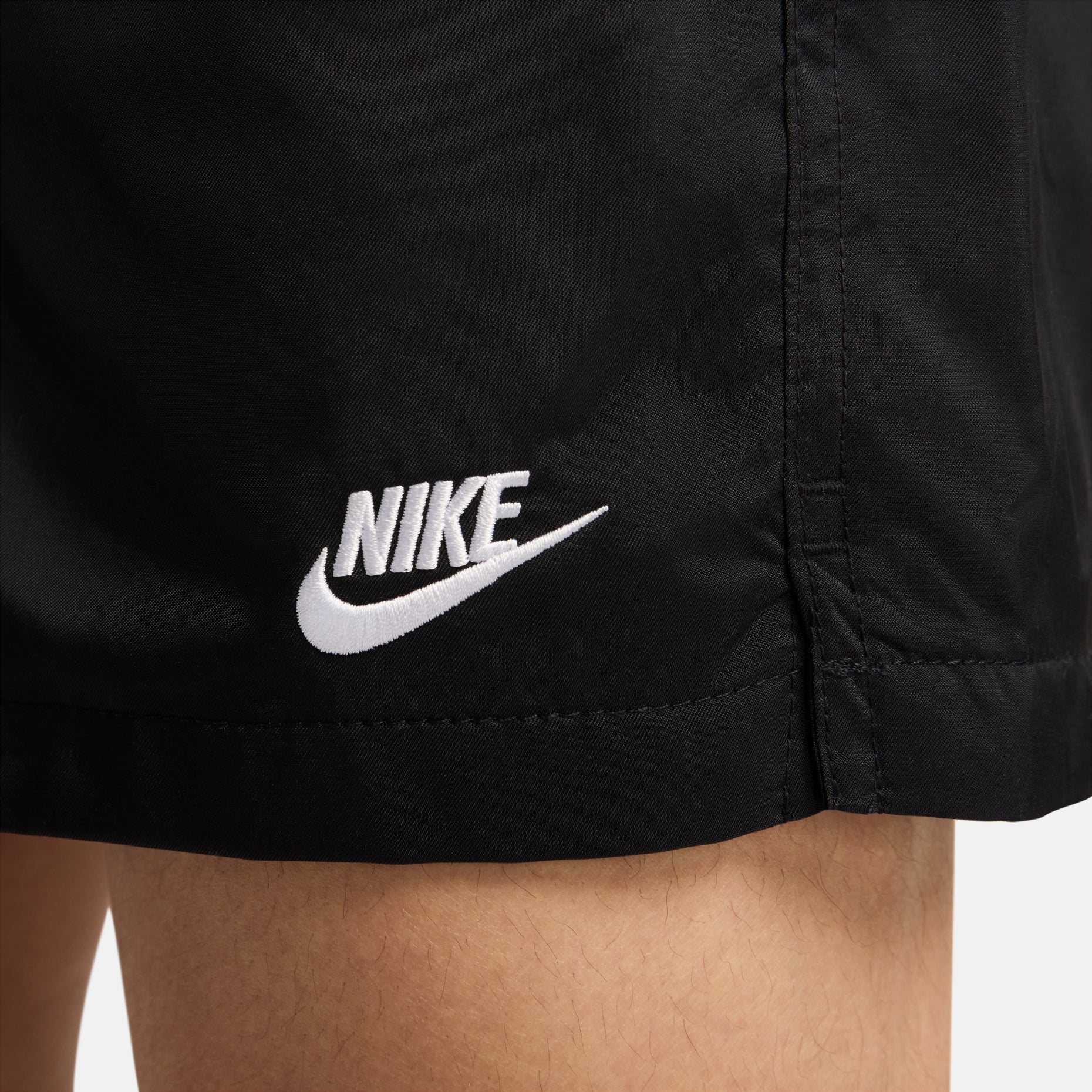 Nike Club Flow Shorts Asia Sizing 'Black White' FN3308-010