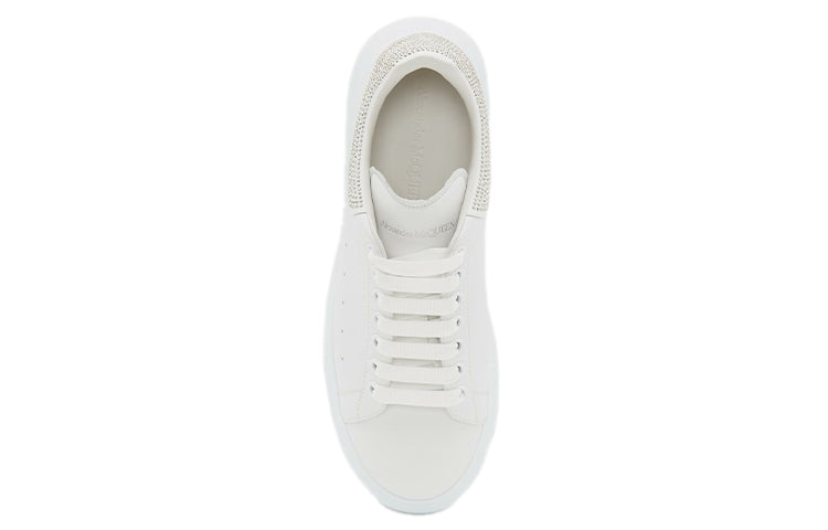 Alexander McQueen Oversized Crystal-embellished Sneakers 'White' 646967WHZ4Y9071