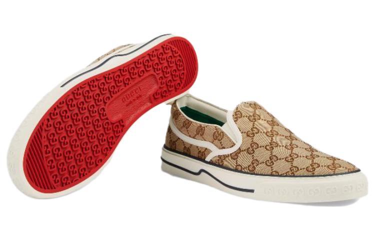 Gucci Tennis 1977 Slip-On 'Beige Ebony' 643489-2HK30-9761