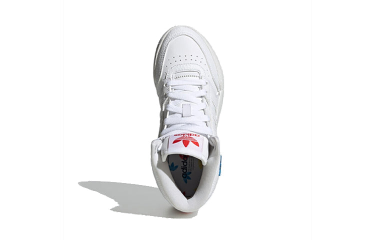 (GS) adidas originals Drop Step 'White Yellow Bright Blue' HP7793