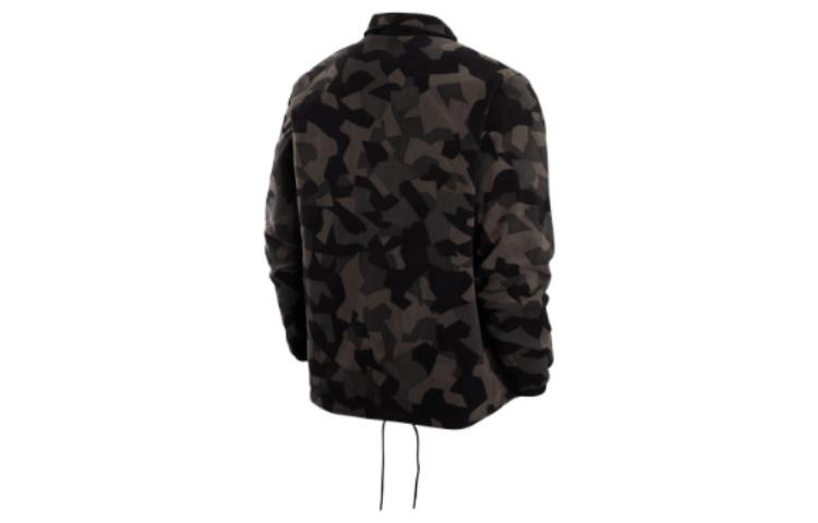 Nike NBA Logo Back Letters Zipped Jacket 'NBA Black' DR2331-010