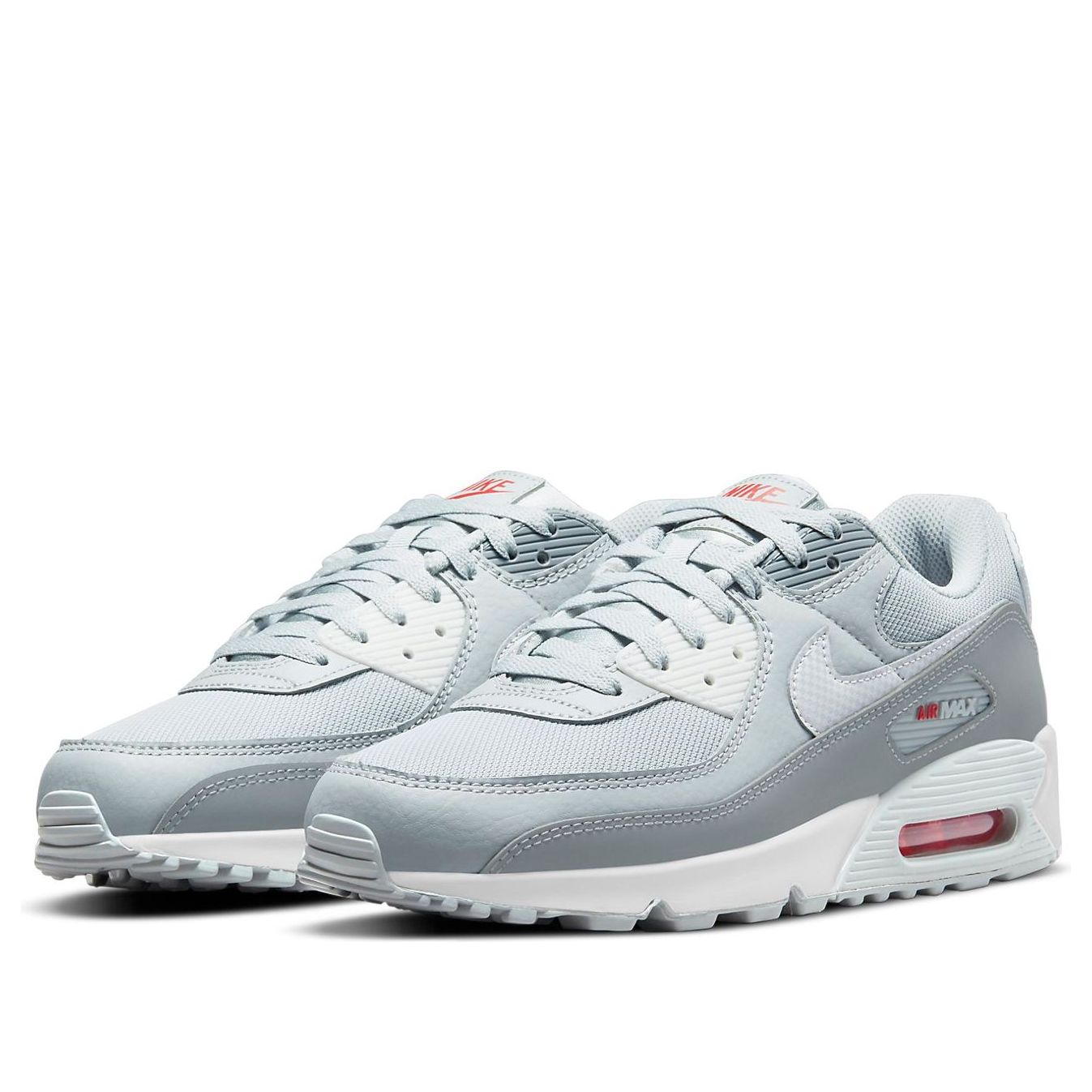 Nike Air Max 90 'Light Smoke Grey Red' DM9102-001