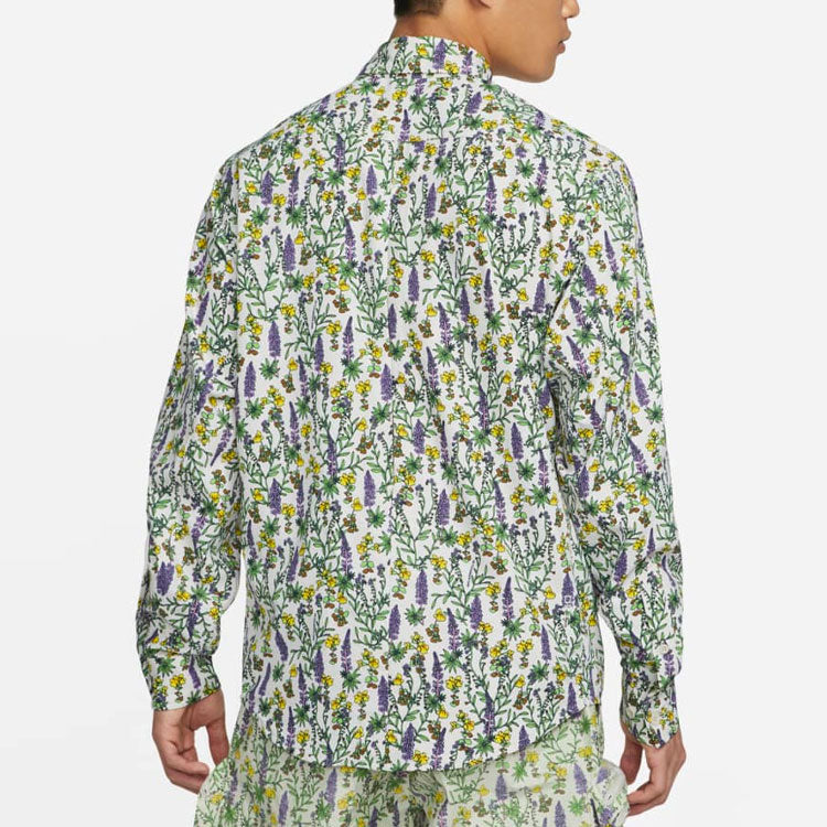 Nike SS22 Dri-FIT ACG UV Version Floral Long Sleeves Shirt Green DN3942-072