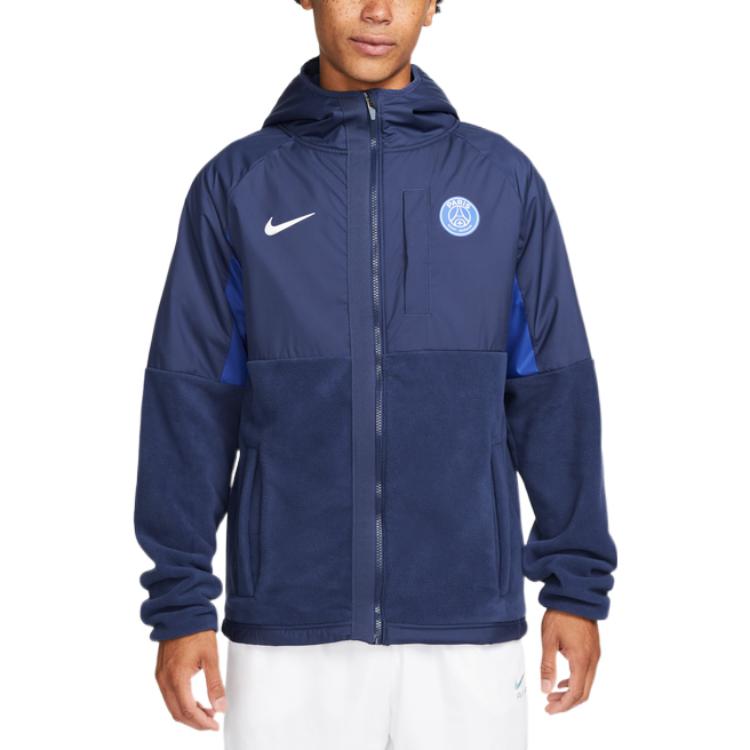 Nike Paris Saint-Germain AWF Winterized Full-Zip Football Jacket 'Navy' DN3113-410