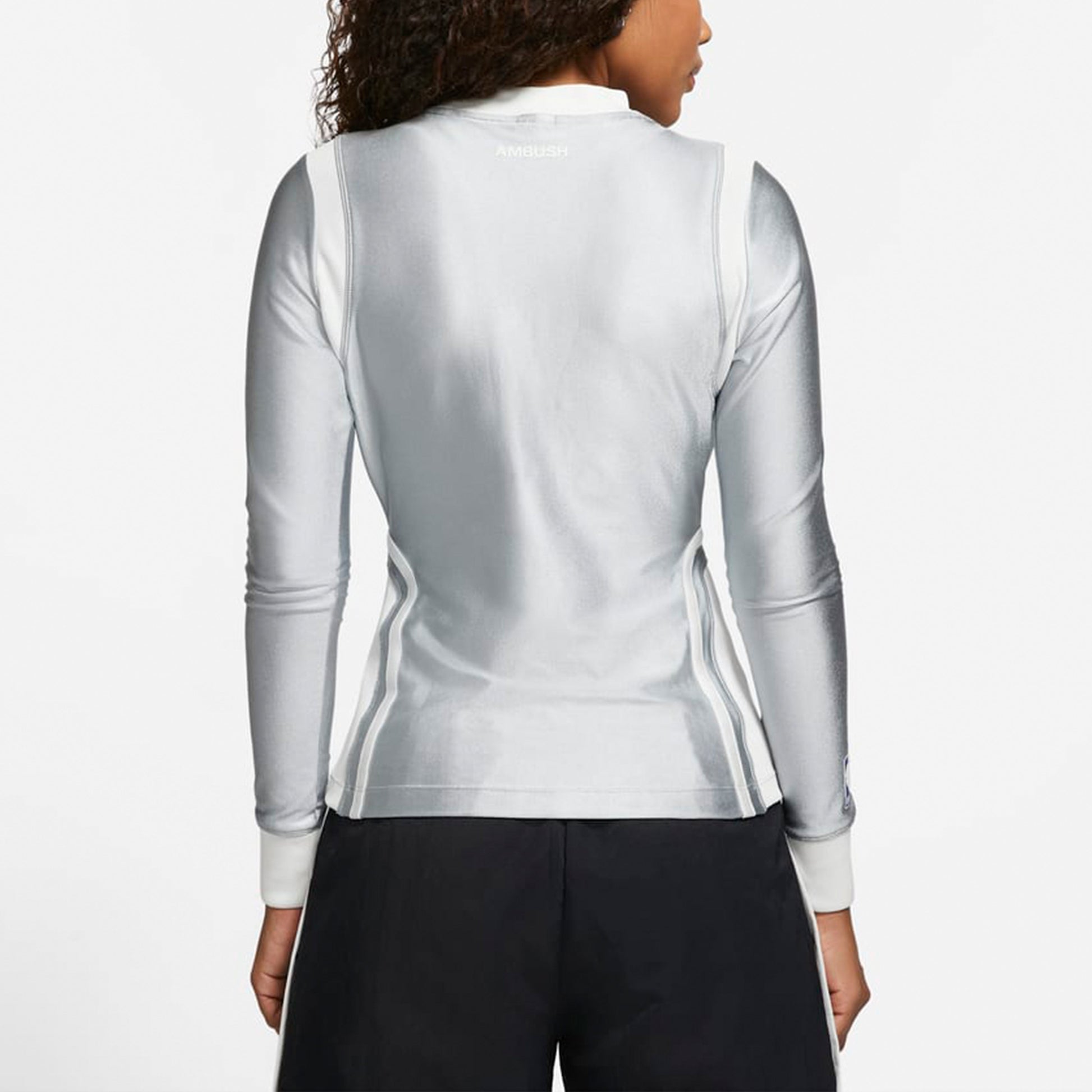 (WMNS) Nike x AMBUSH NBA Nets Top 'Light Smoke Grey' DB9569-077