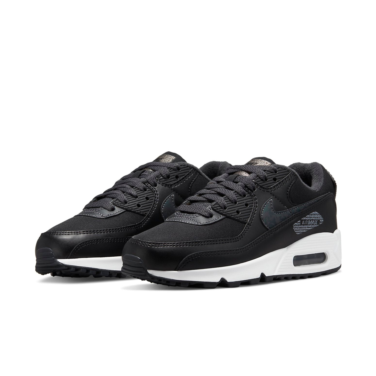 (WMNS) Nike Air Max 90 'Black White' DC9445-001