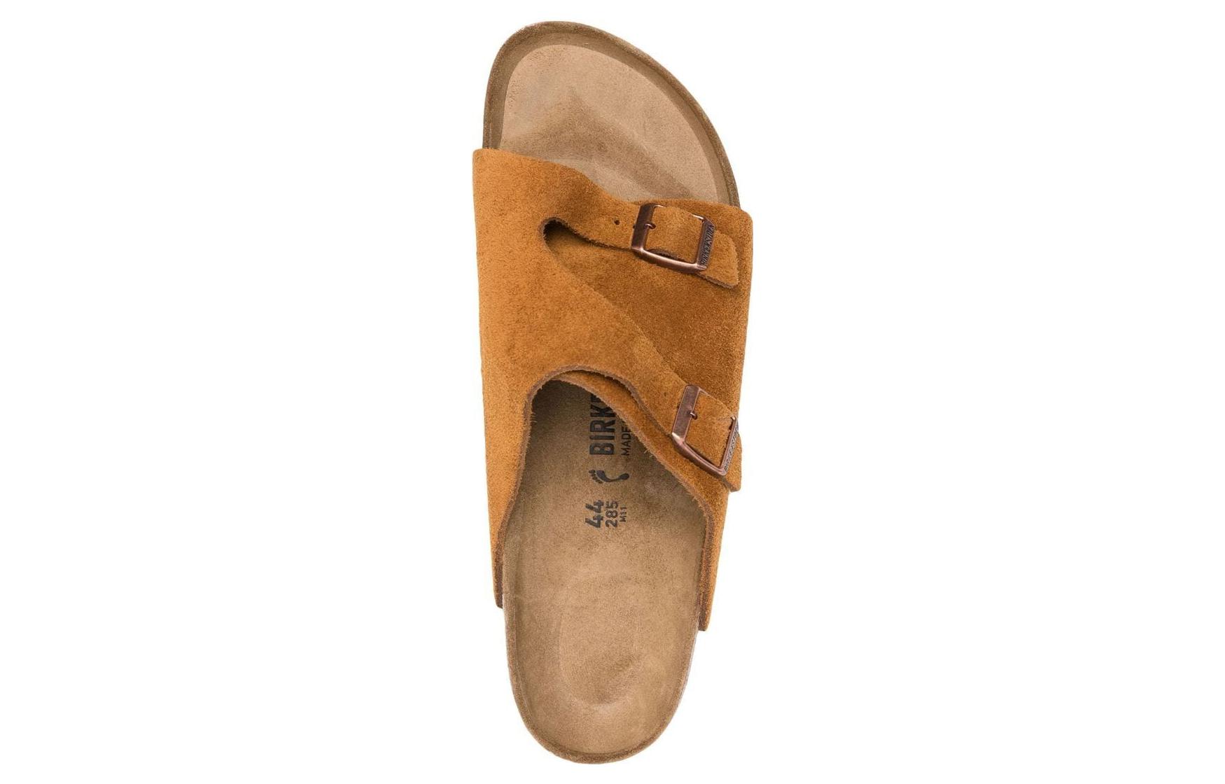 (WMNS) Birkenstock Zrich Suede Leather Narrow Fit 'Mink' 1023891