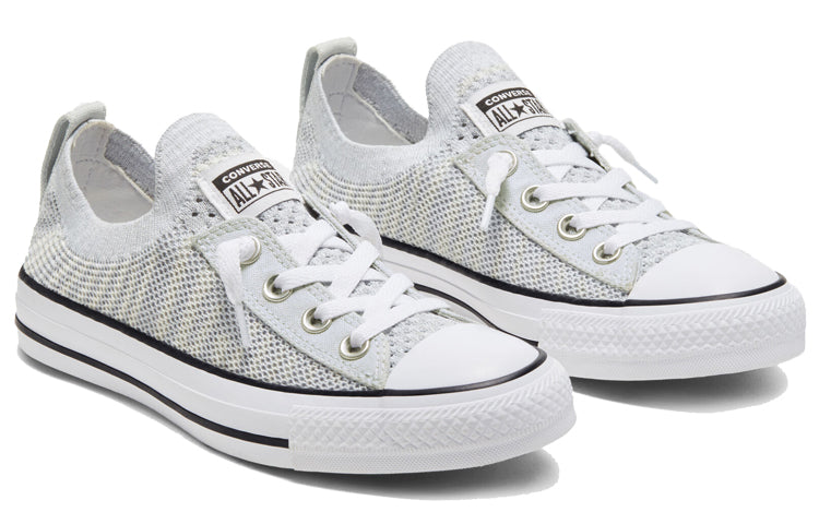 (WMNS) Converse Galactic Nuclei Chuck Taylor All Star Shoreline Knit Slip White 566249C